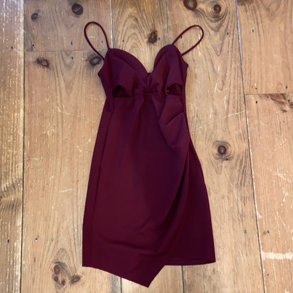 Charlotte Russe - maroon dress (S)